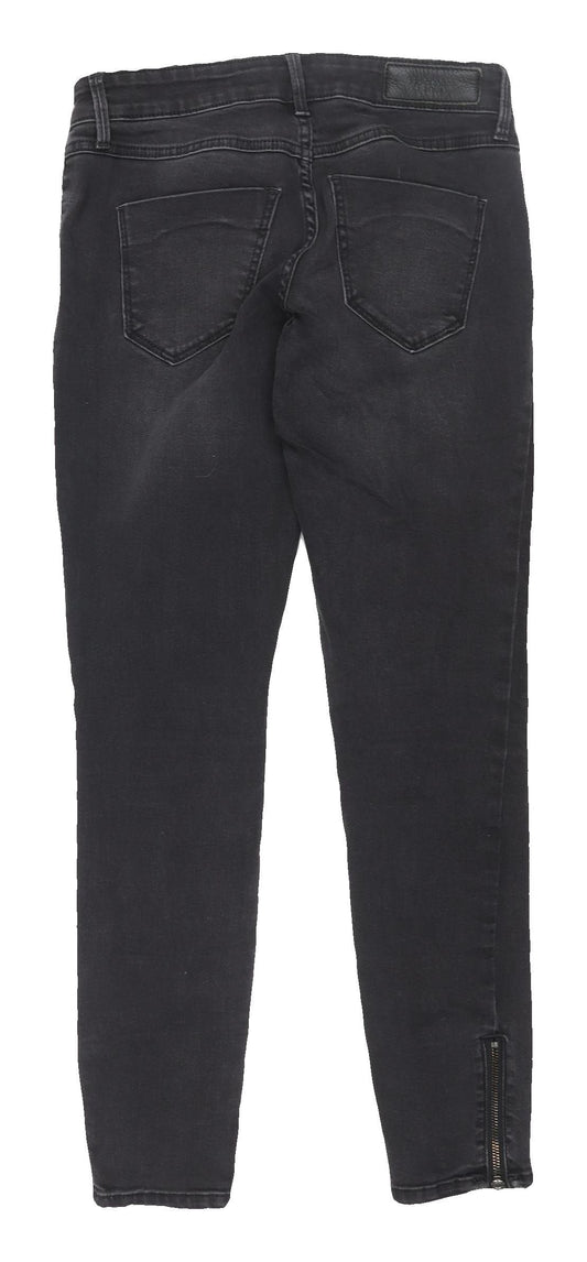 Womens UK Size 8 VERO MODA Slim Fit Skinny Black Jeans