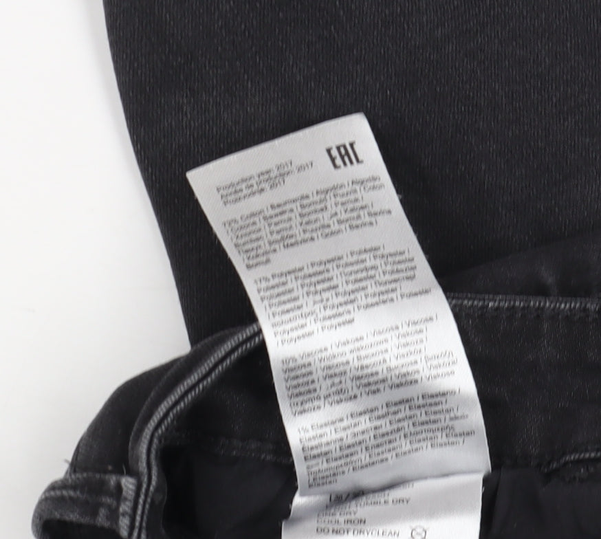 Womens UK Size 8 VERO MODA Slim Fit Skinny Black Jeans