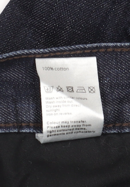 John Lewis Men's Blue Straight Jeans Size L