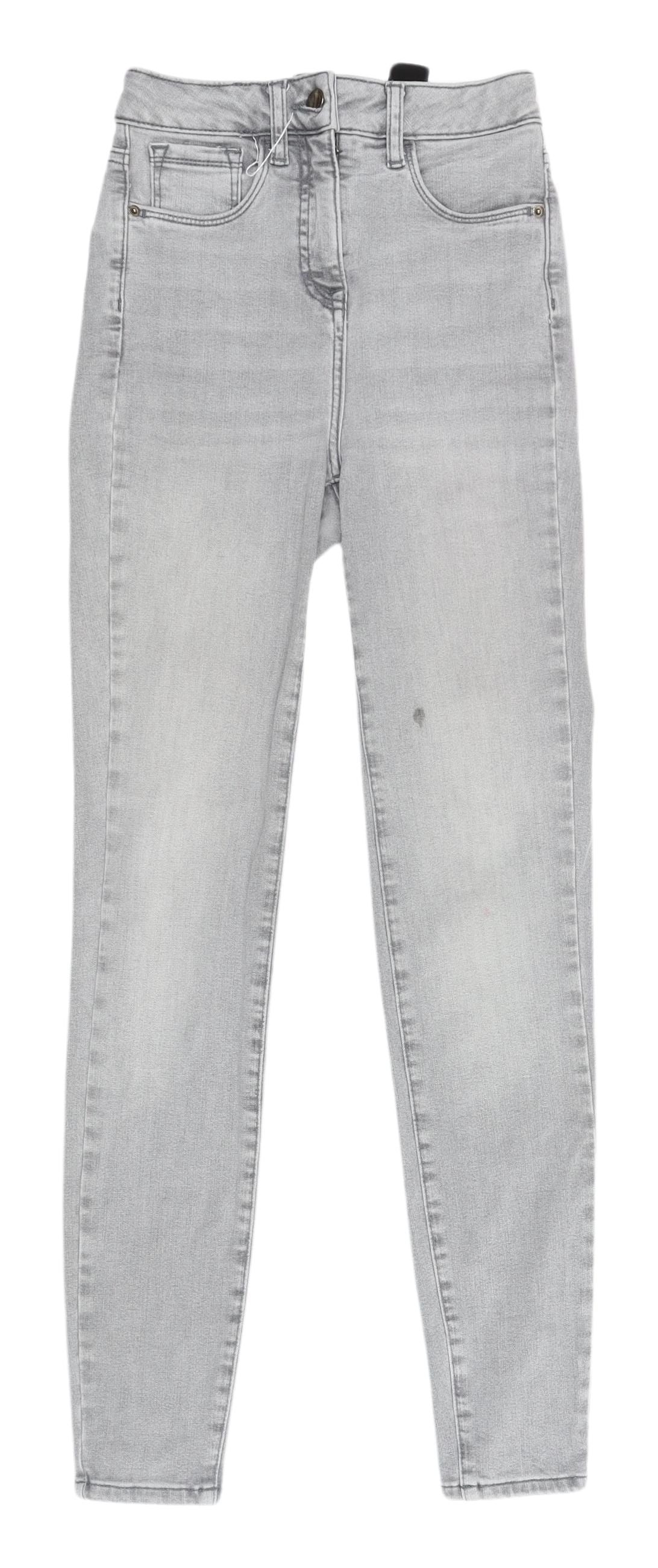 Next Women's Grey Skinny Jeans - Size 6R Slim Fit