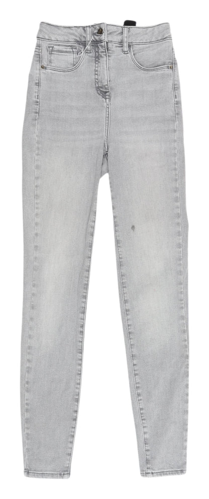 Next Women's Grey Skinny Jeans - Size 6R Slim Fit