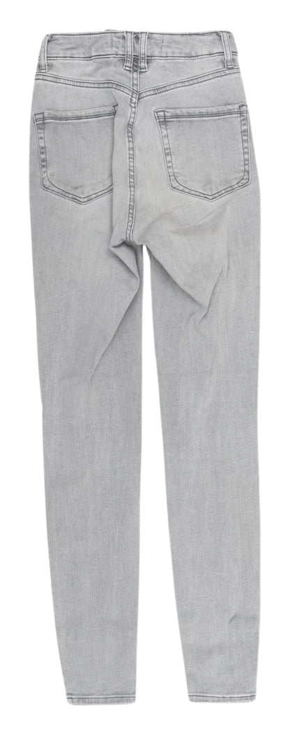 Next Women's Grey Skinny Jeans - Size 6R Slim Fit