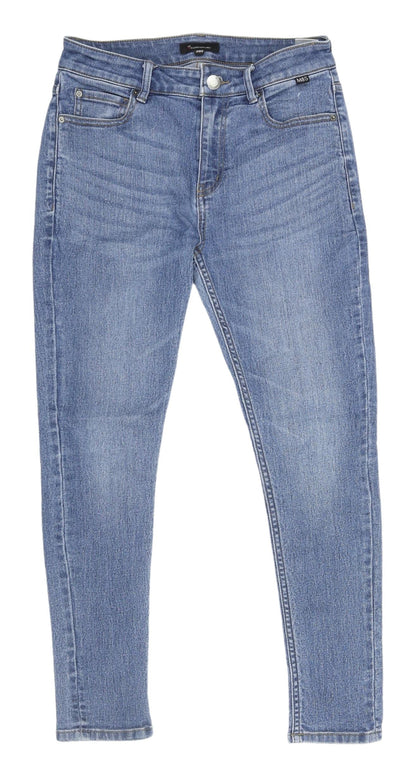 Womens UK Size S Marks and Spencer Slim Fit Skinny Blue Jeans