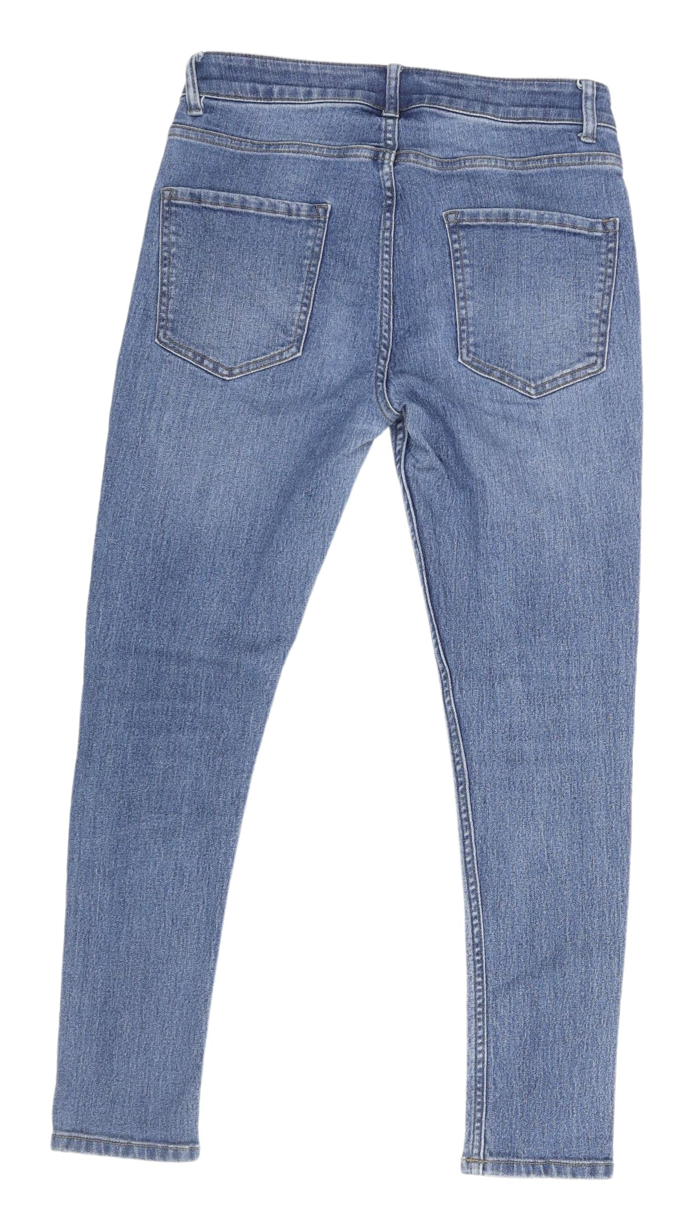 Womens UK Size S Marks and Spencer Slim Fit Skinny Blue Jeans