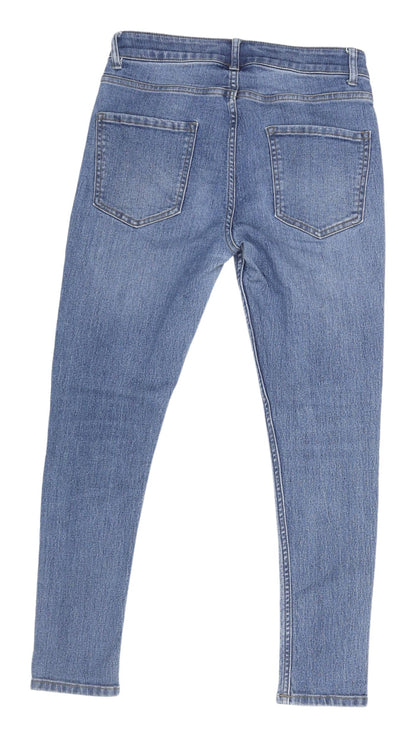 Womens UK Size S Marks and Spencer Slim Fit Skinny Blue Jeans
