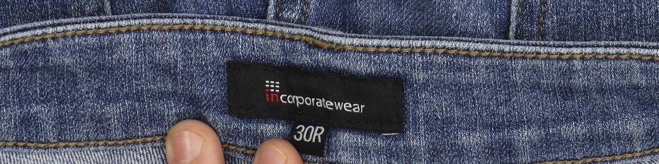 Incorporatewear Women's Blue Regular Stretch Jean