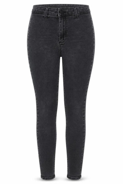 Womens UK Size 10 Denim Co. Regular Fit Skinny Black Jeans
