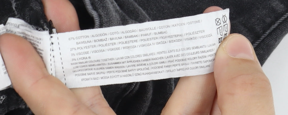 Denim Co. High Rise Black Skinny Jeans - Size 10