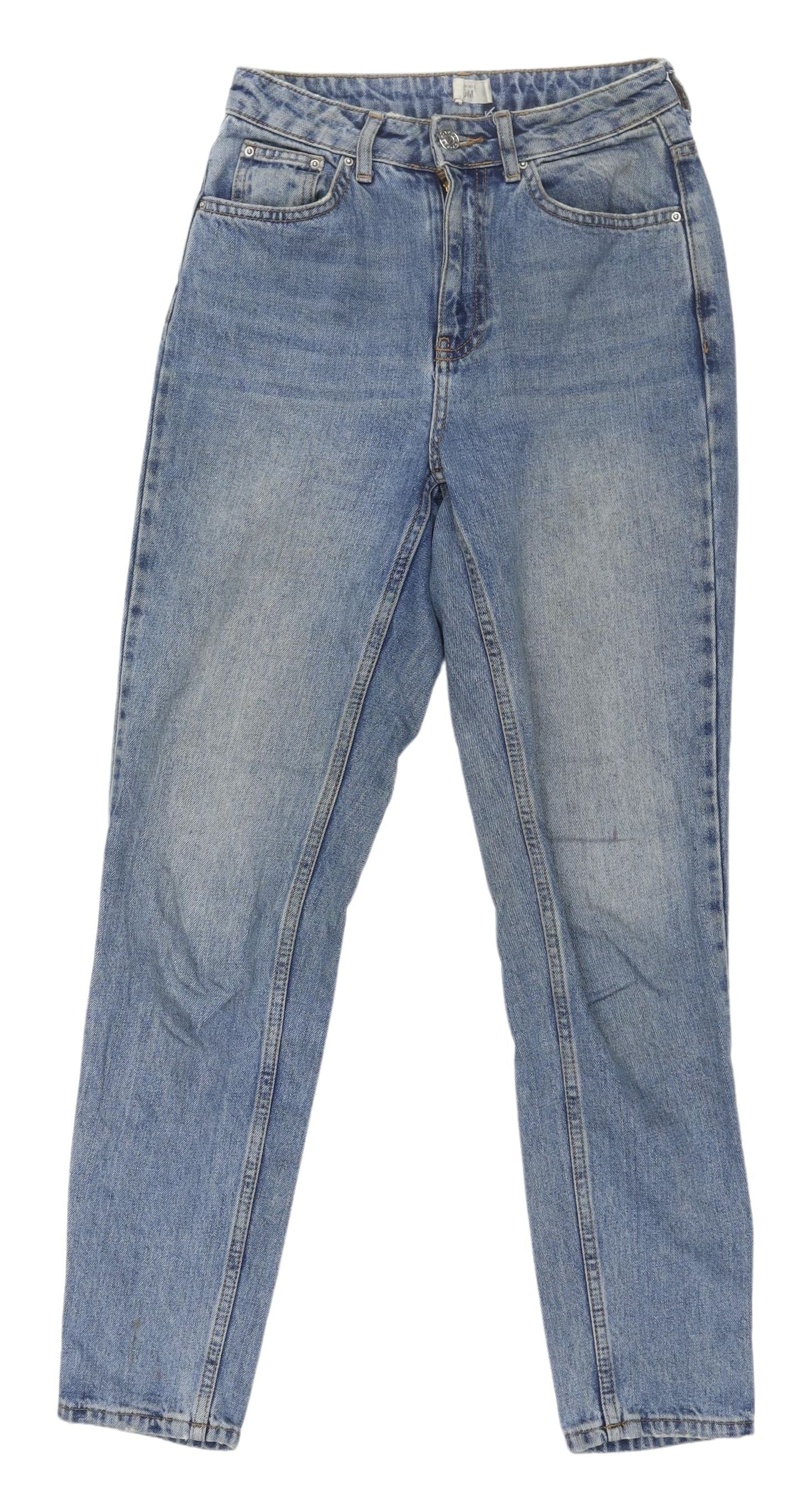 Topshop Women's Blue Straight Jeans Size 25