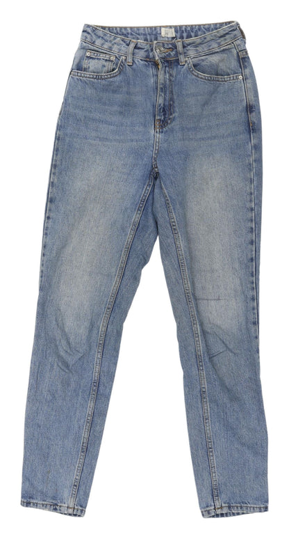 Topshop Women's Blue Straight Jeans Size 25
