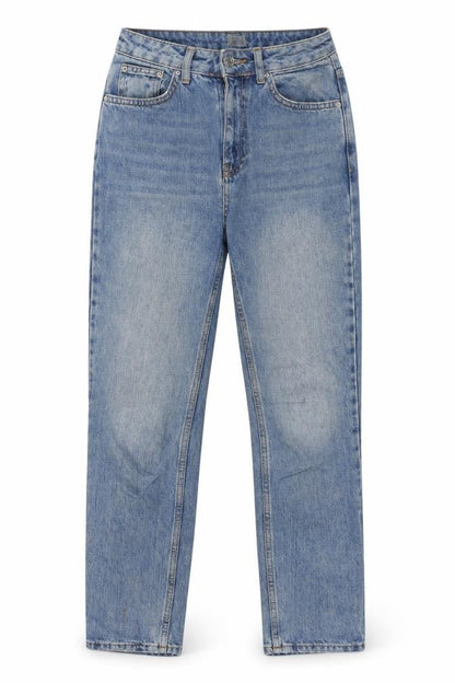 Womens UK Size 25 Topshop Regular Fit Straight Blue Jeans