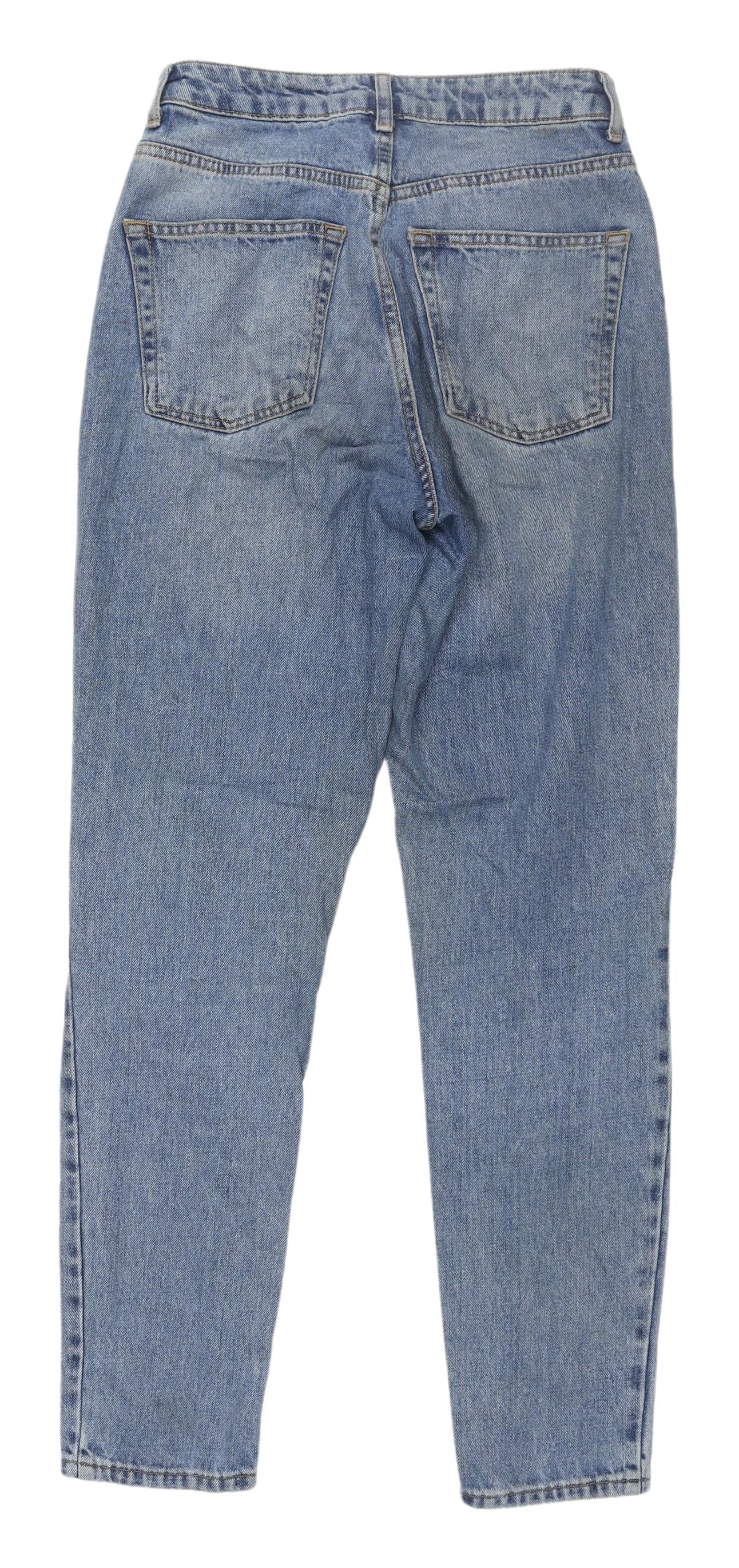 Topshop Women's Blue Straight Jeans Size 25