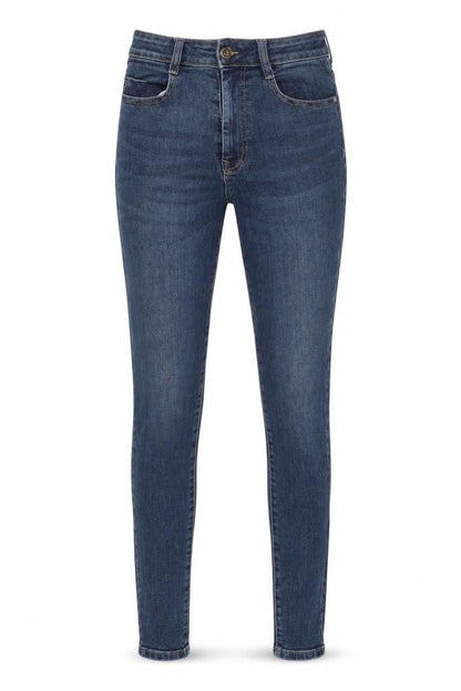 Womens UK Size 8 Zara Slim Fit Skinny Blue Jeans
