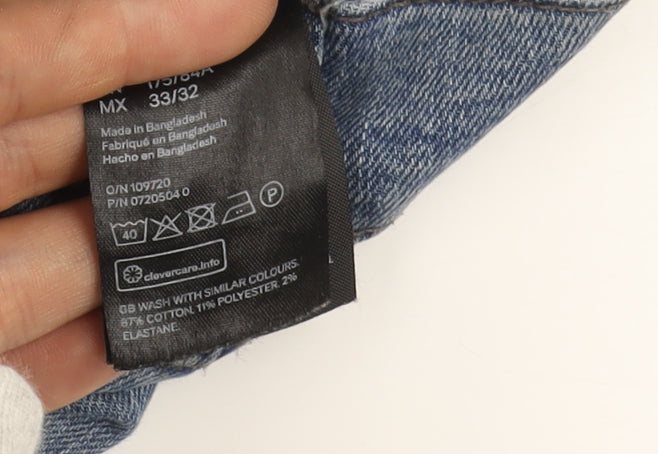 Men's &Denim Blue Skinny Jeans Size 32