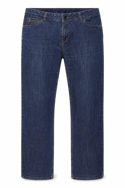 H&M Womens Blue Straight Jeans Size 22 Regular Fit