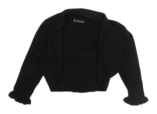 Kaleidoscope Women's Black Cardigan Long Sleeve Size 14