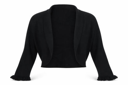 Womens UK Size 14 Kaleidoscope Black Cardigan Jumper