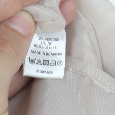 Oasis Beige One Shoulder Bodycon Dress Size 6