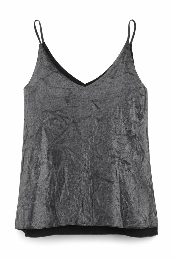 Womens UK Size S Zara Black Basic Camisole