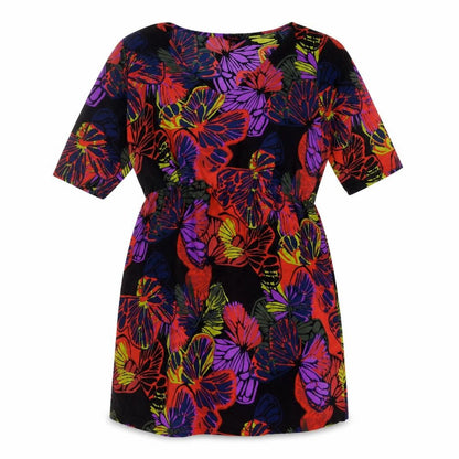 Simply Be Multicoloured Women's Floral Dress, Size 16