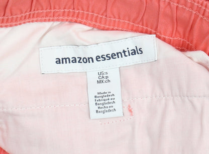 Amazon Essentials Men's Pink Bermuda Shorts, S