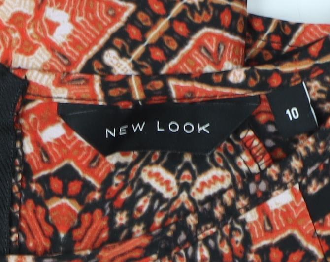 New Look Women's Multicoloured Shift Dress Size 10