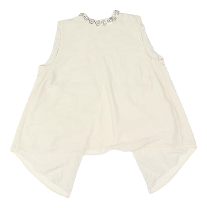 Womens UK Size 14 Marks and Spencer Ivory  Tank