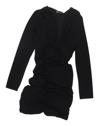Zara Women's Black XS Bodycon Dress