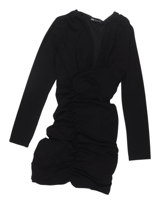 Zara Women's Black XS Bodycon Dress