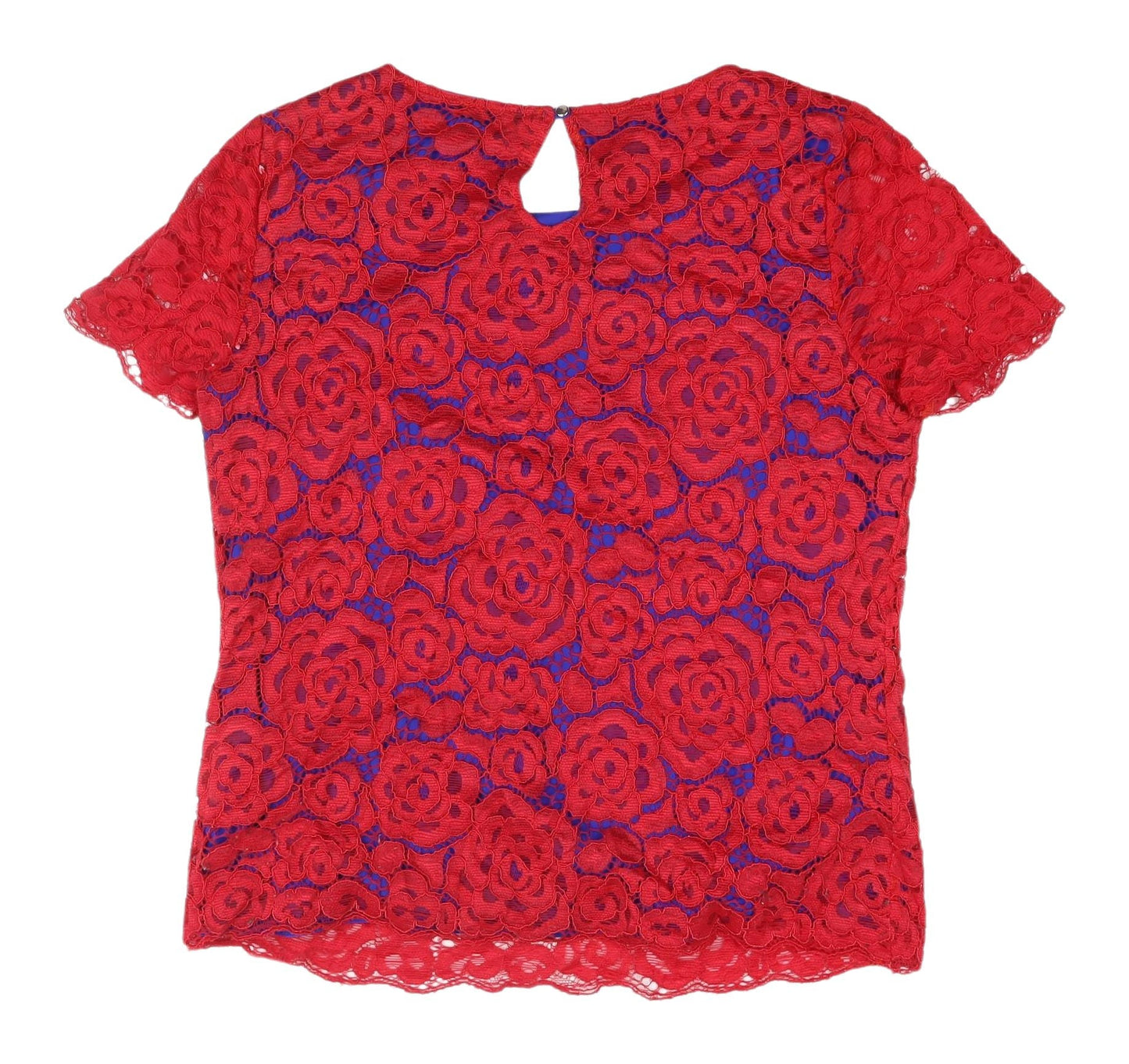 Womens UK Size 12 Marks and Spencer Red  Blouse