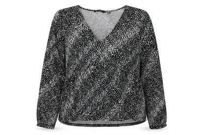 Womens UK Size XL VERO MODA Black Basic Blouse