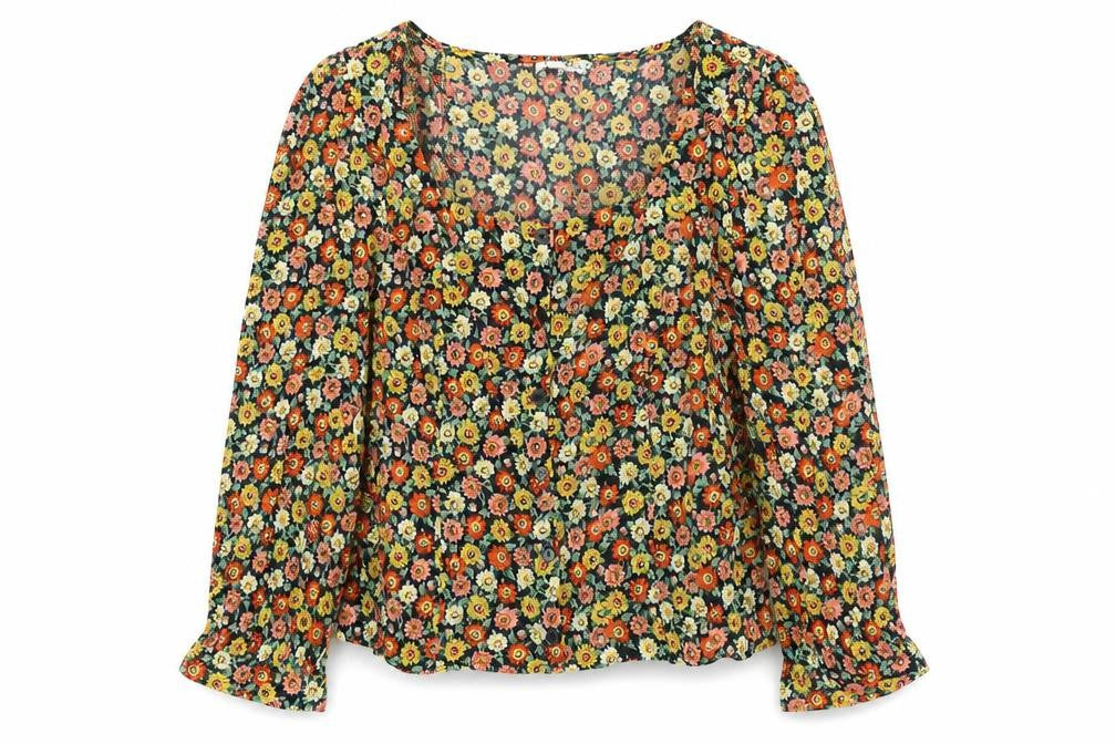 Womens UK Size 12 Warehouse Multicoloured Tunic Blouse