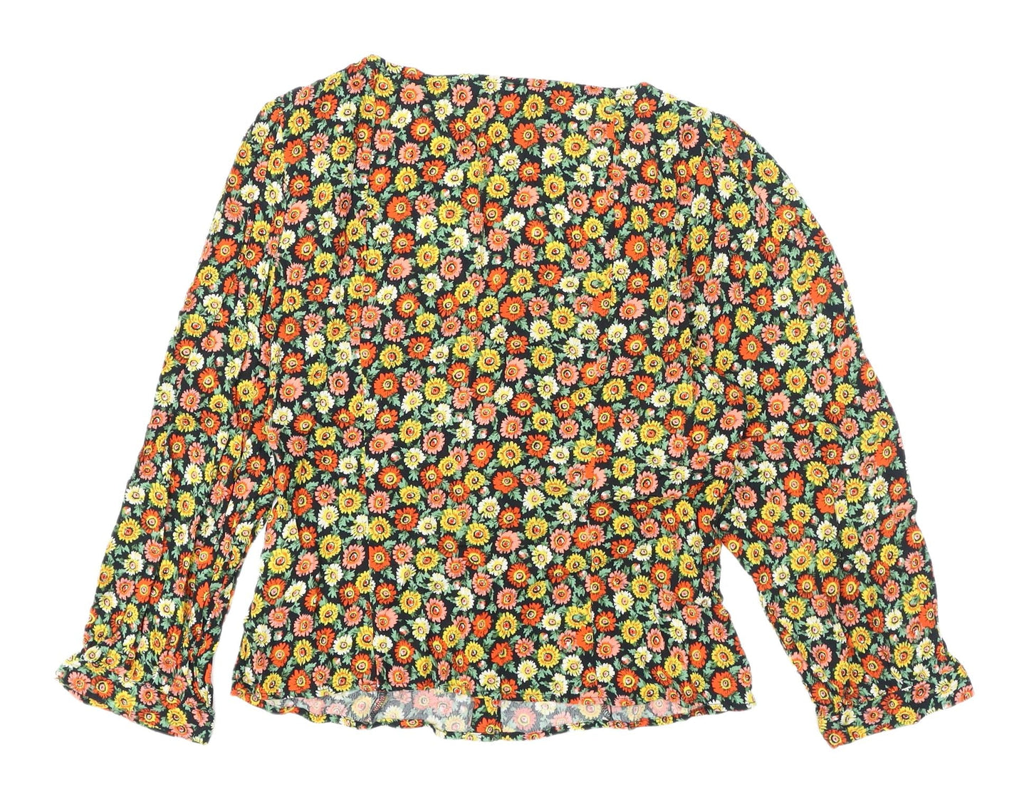 Womens UK Size 12 Warehouse Multicoloured Tunic Blouse