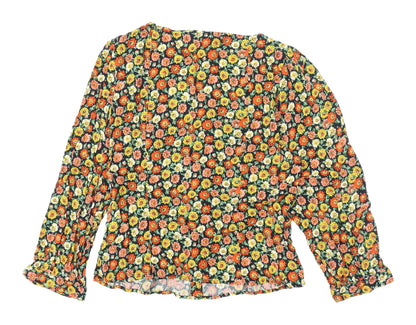 Womens UK Size 12 Warehouse Multicoloured Tunic Blouse