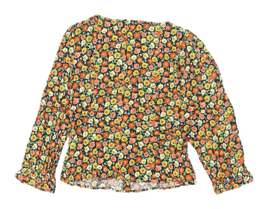 Womens UK Size 12 Warehouse Multicoloured Tunic Blouse