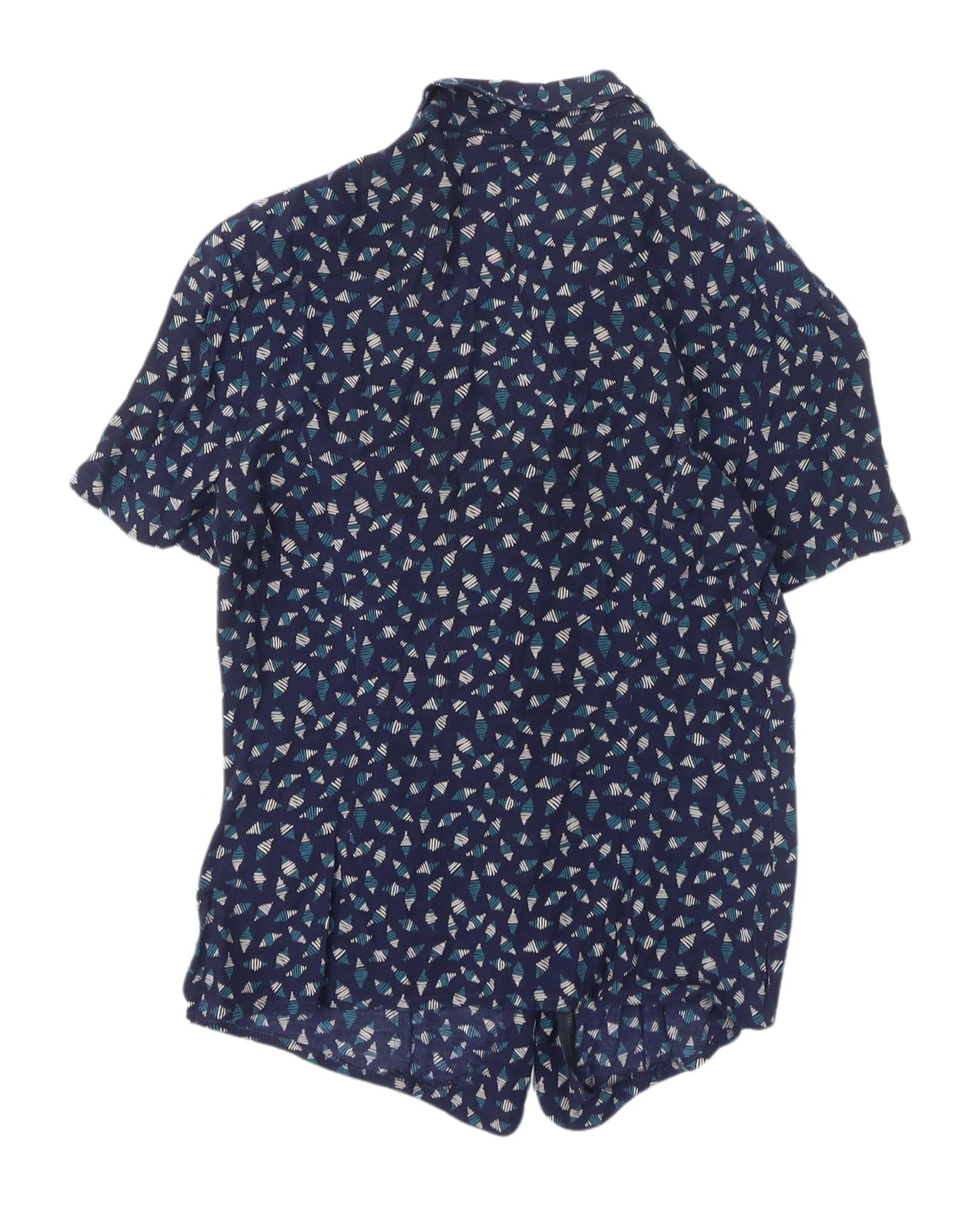 Precis Petite Women's Multicoloured Geometric Button-Up Shirt