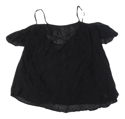Womens UK Size 12 ASOS Black Camisole Blouse