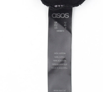 Womens UK Size 12 ASOS Black Camisole Blouse