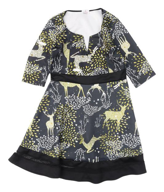 Want That Trend Women's Multicoloured A-Line Dress