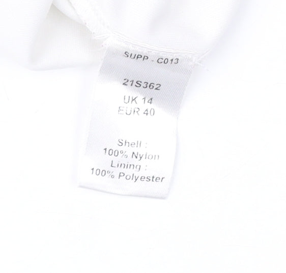 Womens UK Size 14 Together White Tunic Blouse