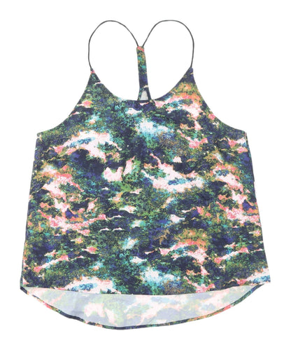 Womens UK Size 10 H&M Multicoloured Basic Tank