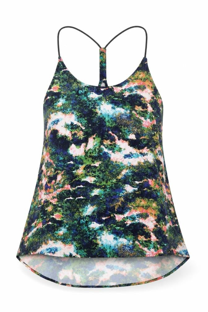 Womens UK Size 10 H&M Multicoloured Basic Tank