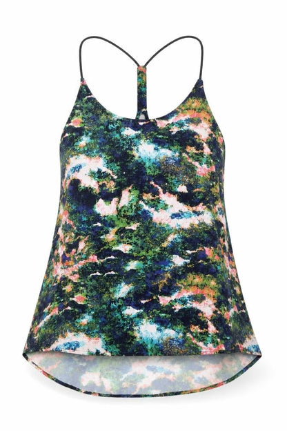 Womens UK Size 10 H&M Multicoloured Basic Tank
