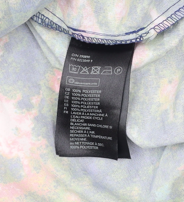 Womens UK Size 10 H&M Multicoloured Basic Tank