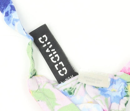 Womens UK Size 12 Divided Multicoloured Camisole Tank