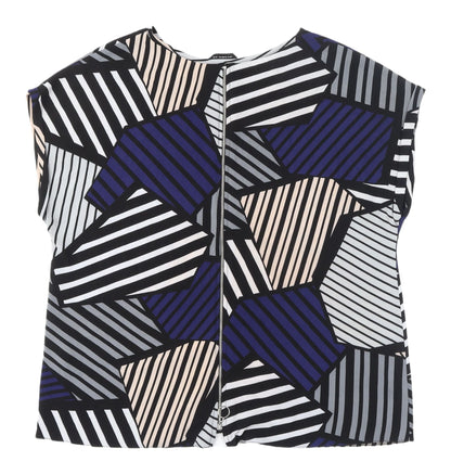 Womens UK Size 18 Dorothy Perkins Multicoloured Basic Blouse