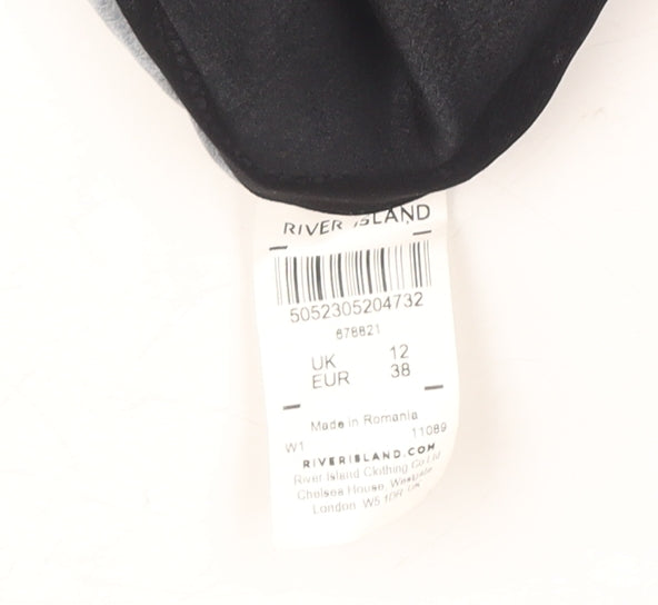 Womens UK Size 12 River Island Multicoloured Camisole Tank