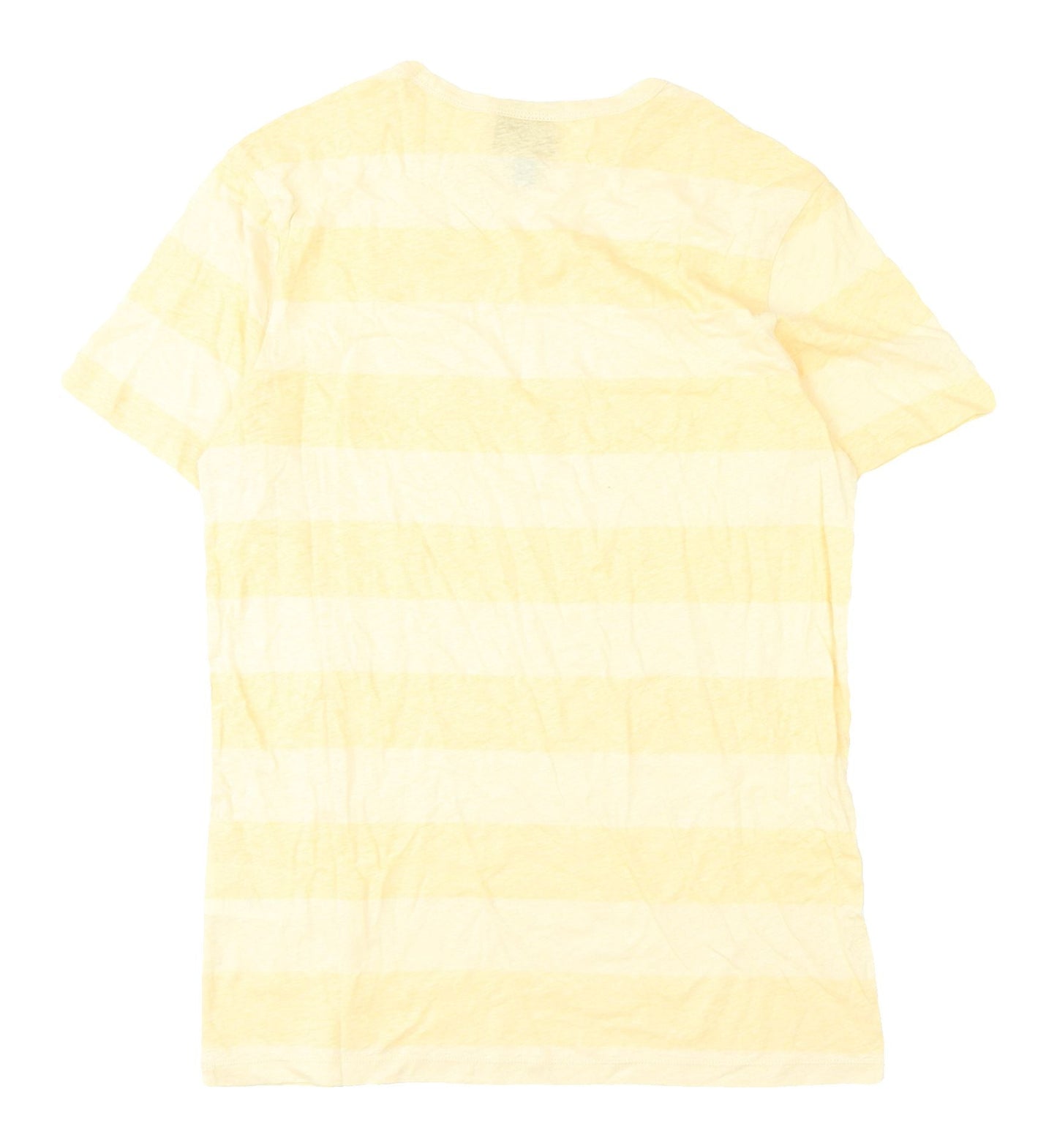 Mens UK Size XS H&M Yellow  T-Shirt