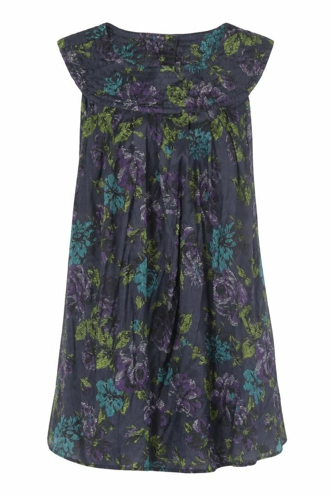 Topshop Floral Women's Blouse, Multicoloured, Size 10