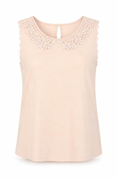 Womens UK Size 10 Topshop Beige Basic Blouse
